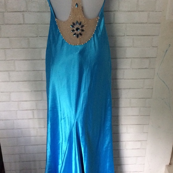 Adrianna papell collection blue dress size 6 - Picture 4 of 8